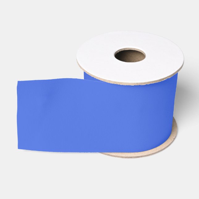 Gros-grain Ruban Royal Blue Grosgrain de luxe - 3 pouces de l (Bobine)