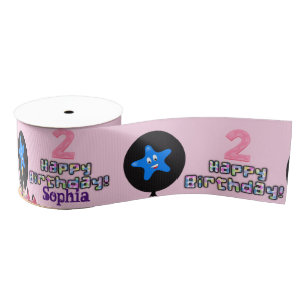 Gros-grain Ruban, Ruban d'Anniversaire #2, Joyeux 2e Annivers