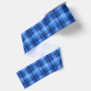 Gros-grain ruban tartan écossais Plaid Clan Écosse Bleu