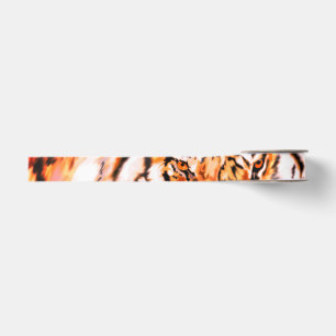 Gros-grain Ruban Tiger Couple Satin