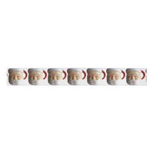Gros-grain Ruban vintage de tasse de Père Noël (clignotemen