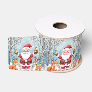 Gros-grain Trésor de vacances artistiques Ruban de Noël