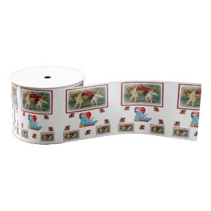 Gros-grain véntines de ruban décoratif amour