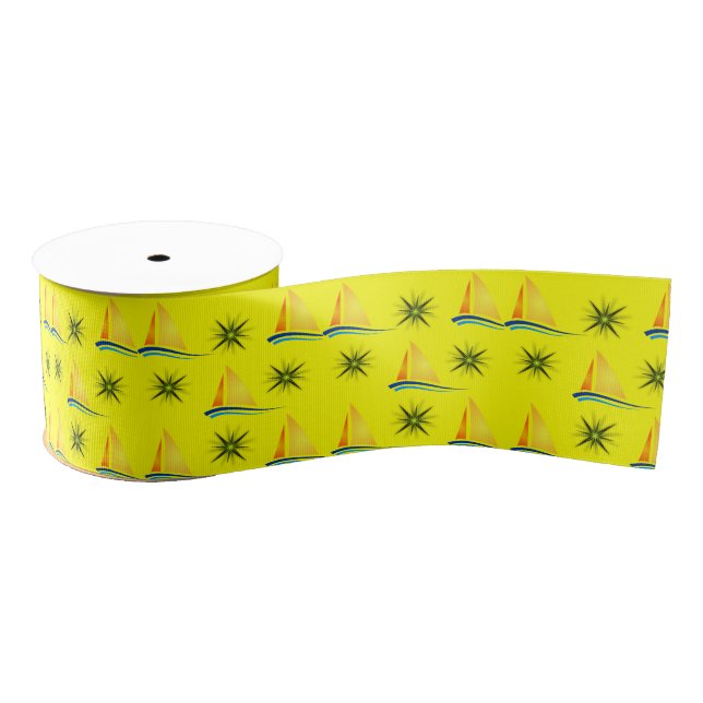 Gros-grain voiliers à ruban décoratifs (Bobine)