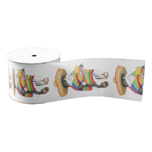 Gros-grain WENDELITO CAT 3" Large Grosgrain ruban