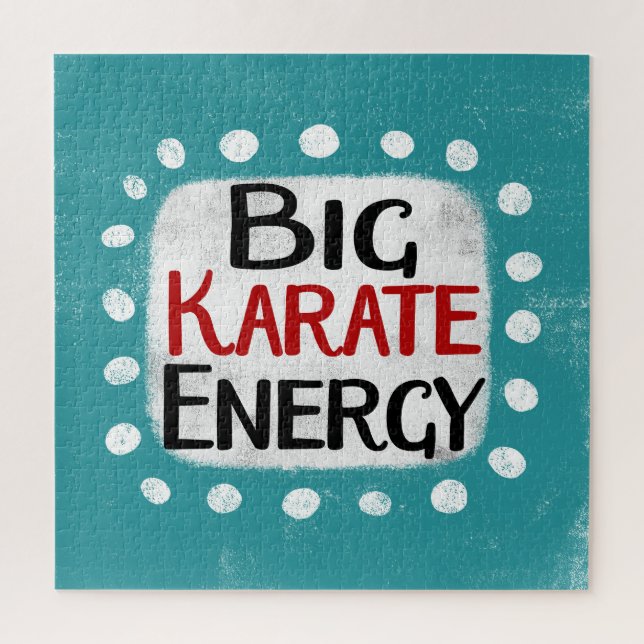 Gros Karaté Energy Jigsaw Puzzle (Vertical)
