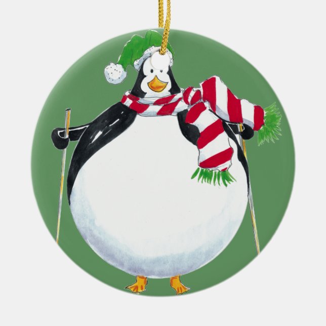 Gros ornement de pingouin (Devant)