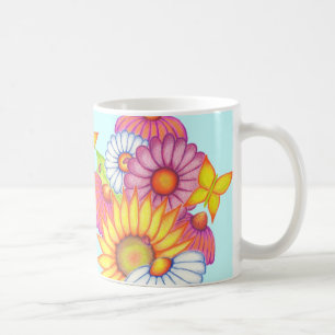 Gros papillon de tournesol Daisy Mug café