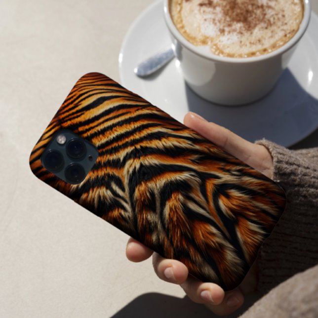 Gros plan de la fourrure de tigre Coques durs (Créateur téléchargé)