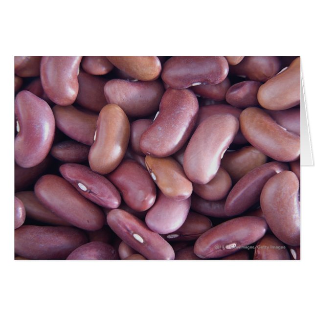 Gros plan des haricots reins (Devant horizontal)