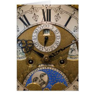 Gros plan d'une vieille horloge, Allemagne