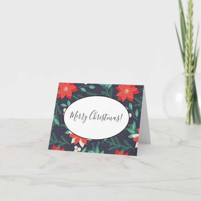 Gros Poinsettias de Noël Rouge et Blanc (Devant)