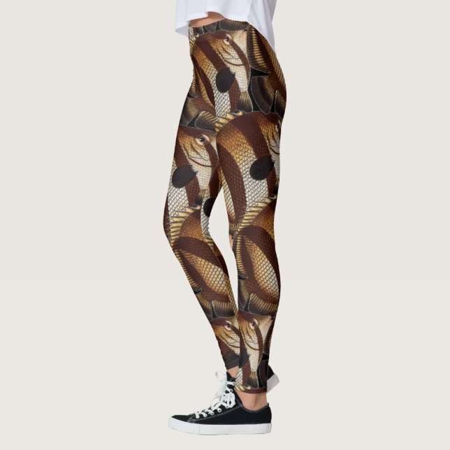 Gros Poisson Pantalon de Yoga Leggings (Gauche)