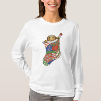 Gros T-shirt en pain d'épices de Noël