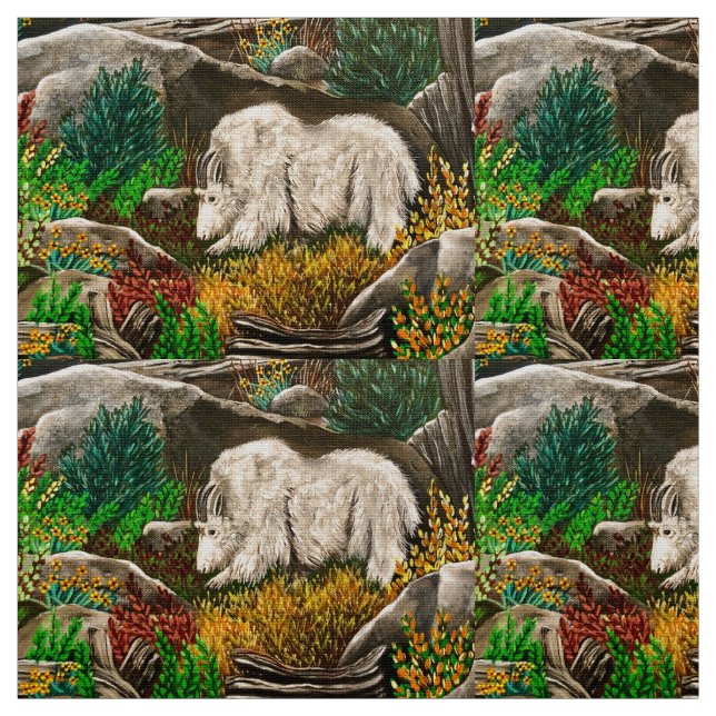 Gros tissu de chèvre de montagne (Échantillon)