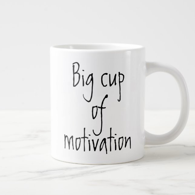 Grosse Coupe de Motivation Jumbo Café Mug (Droite)