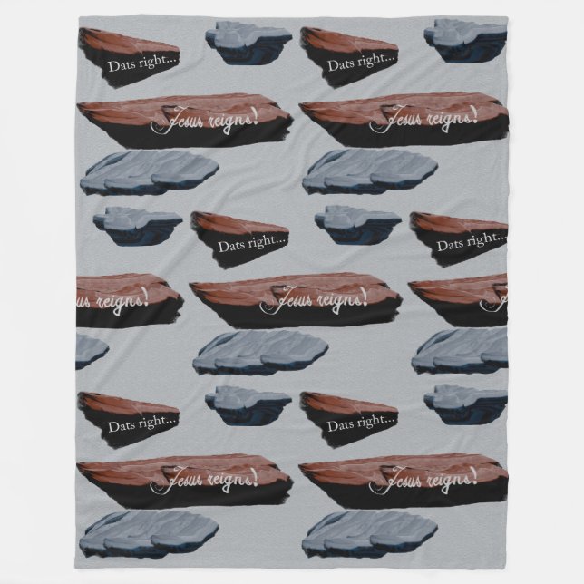 Grosse couverture en polaire : Jetée de pierre (Devant)