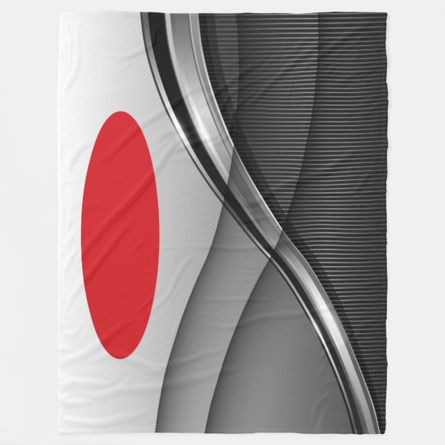 Grosse couverture en polaire, moderne, abstrait, r (Devant)