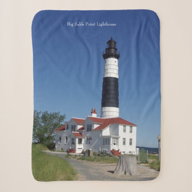 Grosse couverture sherpa du phare de Sable Point (Devant)