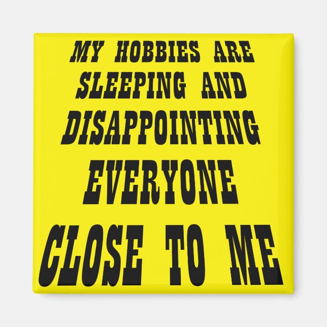 Grosse déception Funky Fridge Magnet (Devant)