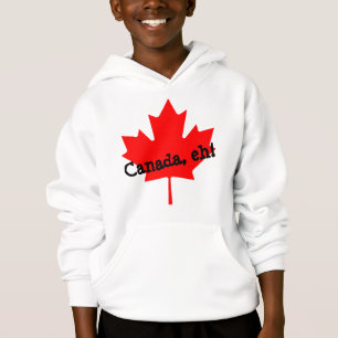 Grosse feuille d'érable rouge brillante Canada, he