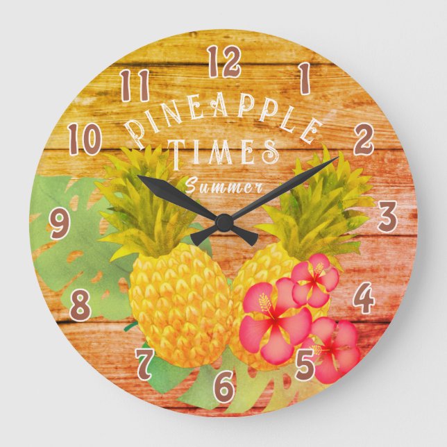Grosse horloge à ananas (Recto)