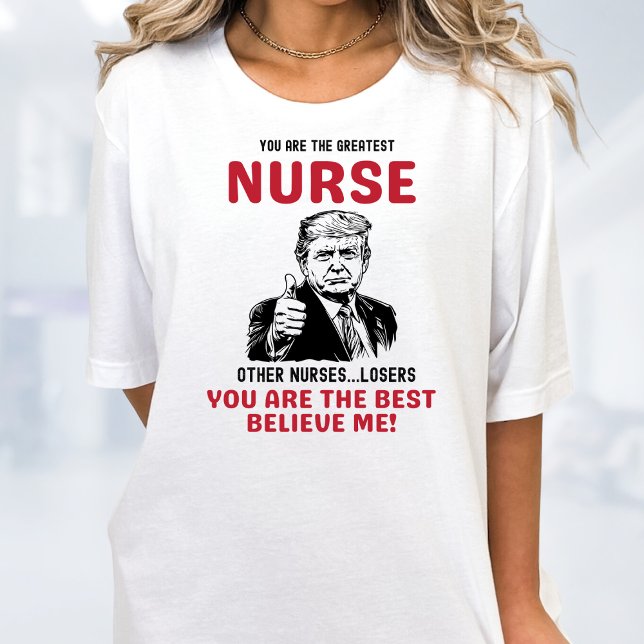 Grosse infirmière Trump T-shirt (Créateur téléchargé)