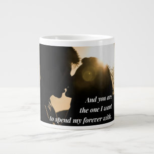 Grosse Mug De Café En Céramique Avec Citation D'Am