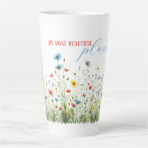 Grosse Mug En Latte Mon Endroit Le Plus Beau