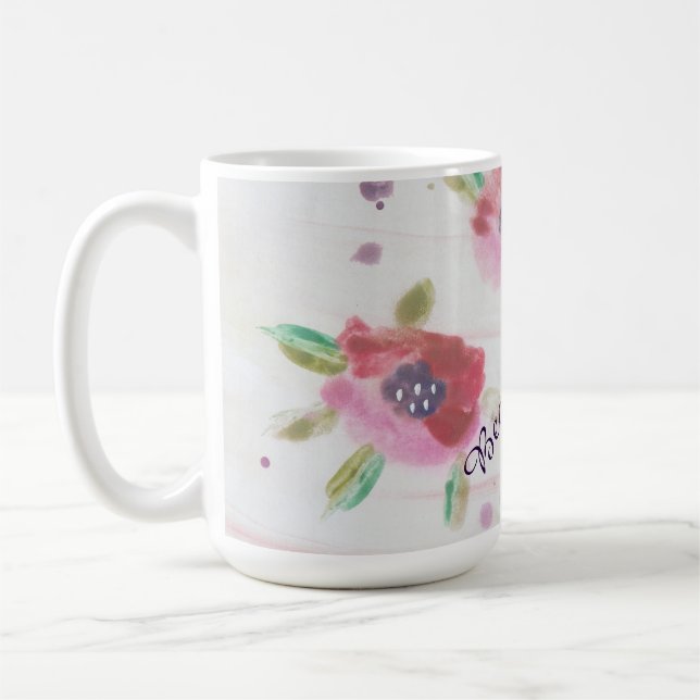 Grosse Mug Florale (Gauche)
