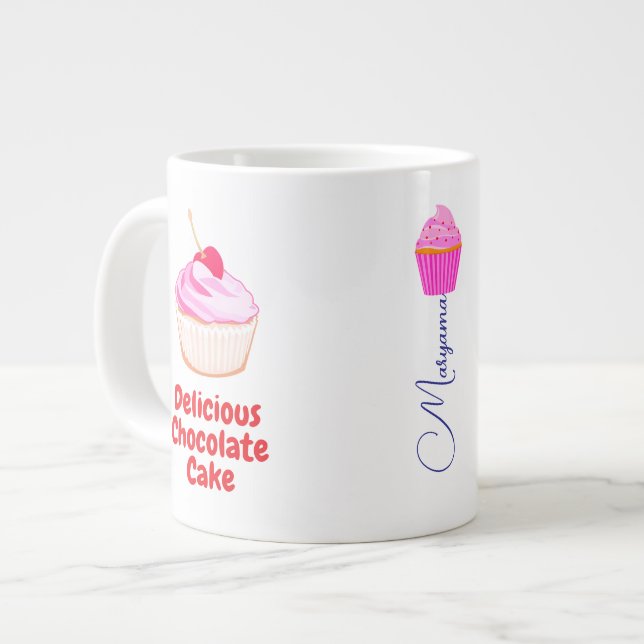 Grosse Mug micro-ondes pour les gâteaux de la coup (Devant gauche)