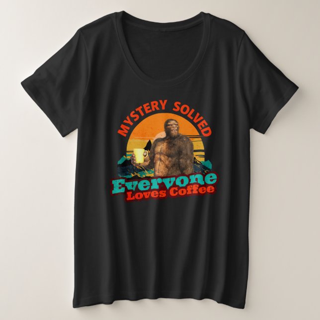 Grosse Patte Café Mystère Résolu Humour (Design devant)