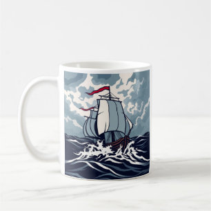 Grosse tasse de conception navire