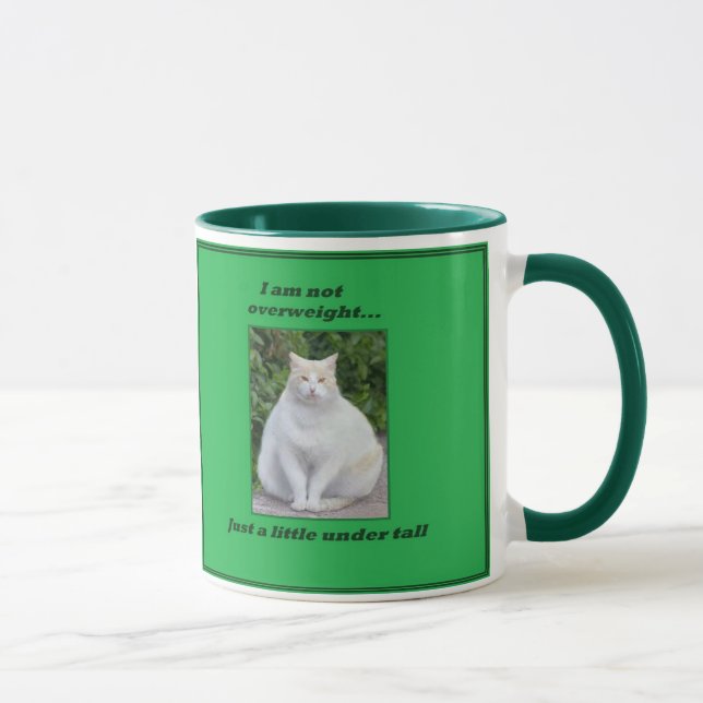 Grosse tasse non de poids excessif de chat (Droite)