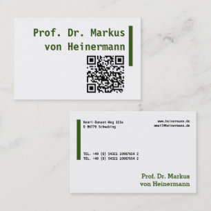 Große Visitenkarten Carte de visite