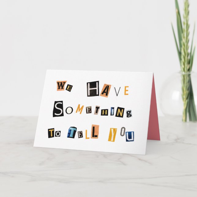 Grossesse drôle révéler faire-part Grand-mère (Devant)