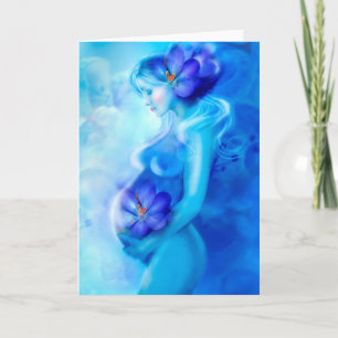 Grossesse heureuse de la carte