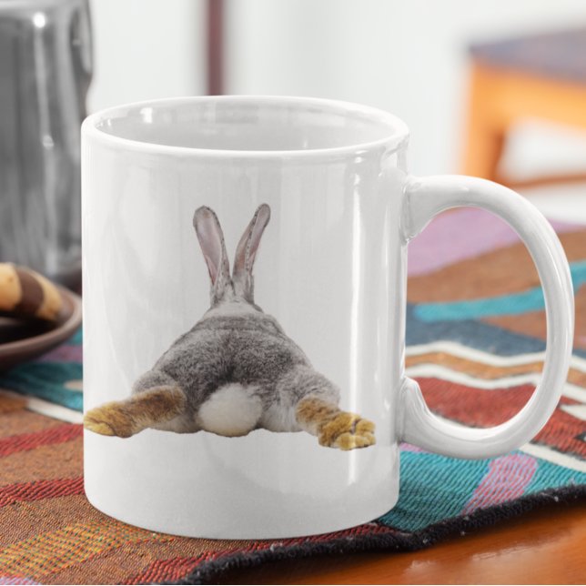 Grotte Butt queue mignonne Rabbit Mug (Créateur téléchargé)