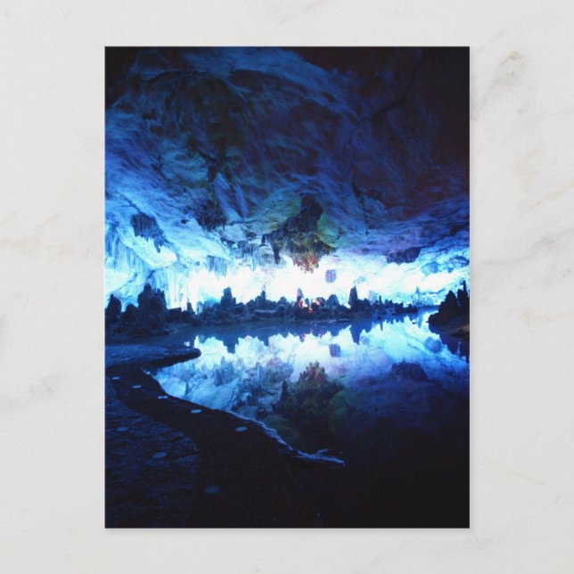 Grottes de Flûte de roseau, Chine, carte postale (Devant)