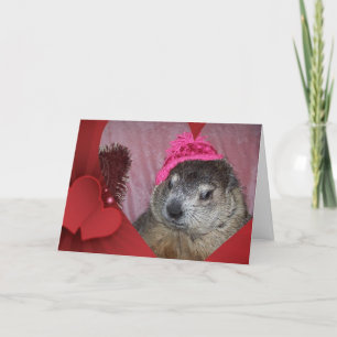 Groundhog, carte de Saint-Valentin de Clara