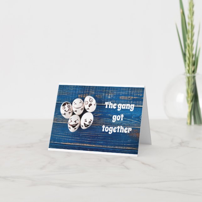 *GROUP DIS* JOYEUSES PÂQUES/PRINTTEMPS AUSSI CARTE (Devant)