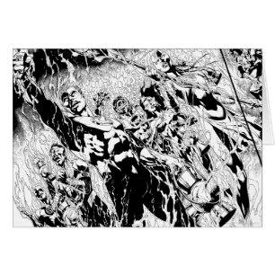 Groupe de lanternes vertes