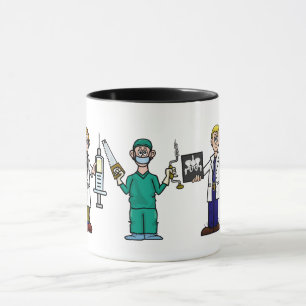 Groupe De Médecins Hommes Café Mug