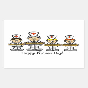 Groupe de stickers ou de marqueurs d'infirmières m