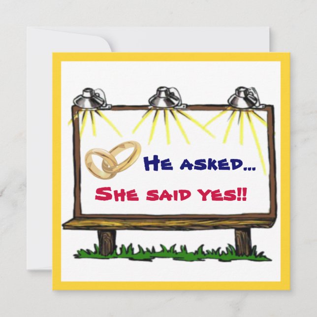 Groupe d'engagement des Faire-part de panneau (Devant)