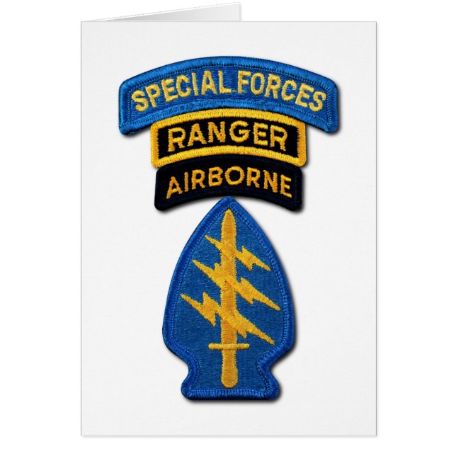 Groupe des forces spéciales Green Berets FC SFG SO (Devant)