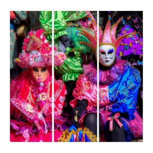 Groupe En Costume De Carnaval, Venise
