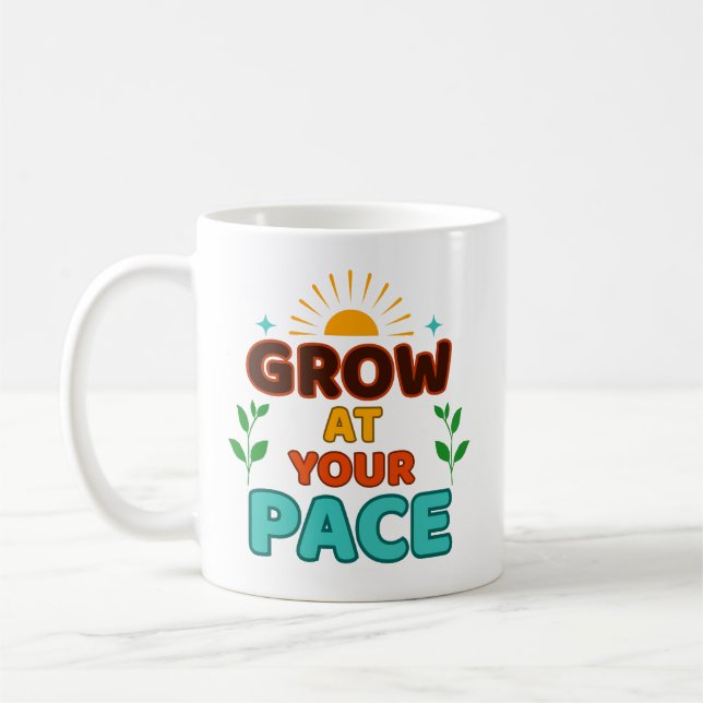 Grow at Your Pace - Mug (Gauche)