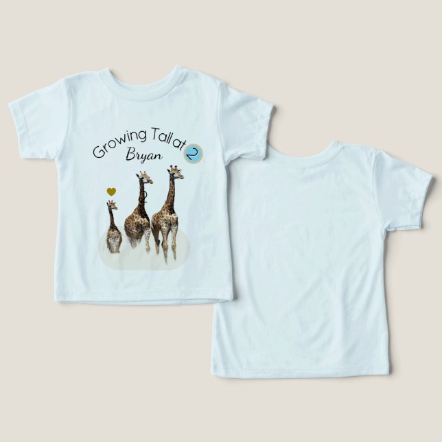 Growing Tall Safari Sweetheart (Design Recto & Verso)