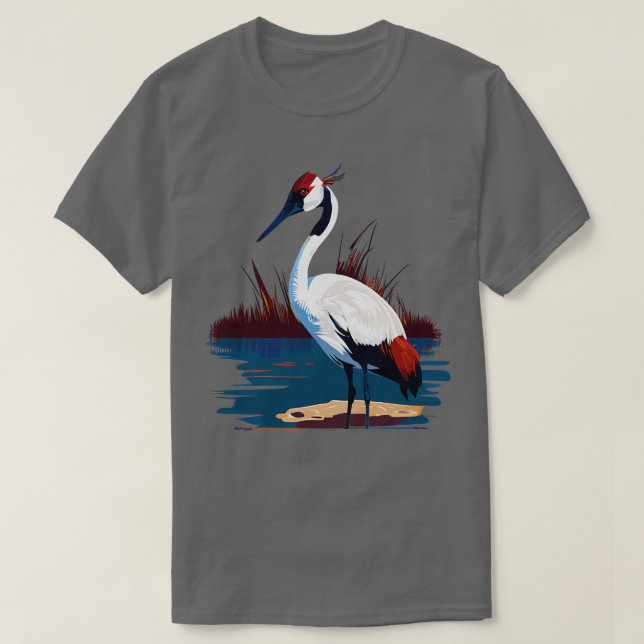 Grue blanche TShirt (Design devant)